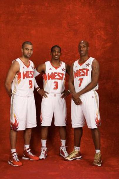 Tony Parker, Chris Paul e Chauncey Billups nel 2009:  ritratto dei tre big in vista dell&#39;All-Star Game di febbraio. 